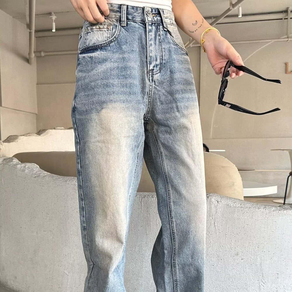 Burberry/Burberry 25SS back pocket check horse denim trousers s